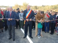 Cobia: A fost inaugurat podul peste pârâul Cobiuța, spre Crăciunești!