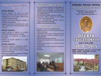 Admitere la Seminarul Teologic „Sfântul Ioan Gură de Aur” din Târgoviște!