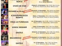 Târgoviște: Programul Teatrului „Tony Bulandra” pentru luna noiembrie!