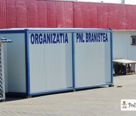 PROGRES: PNL Dâmbovița – sediu comunal într-un container!