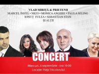 În această seară: Concert „Vlad Miriță & Prietenii”, în Piața Tricolorului din Târgoviște! (programul zilei)