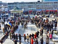 Târgoviște: Mica Unire, sărbătorită în Piața Tricolorului (foto)