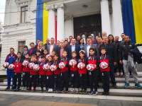 Juniorii Chindiei, câștigători ai Cupei Centenarului, au fost premiați de Primăria Târgoviște și CJ Dâmbovița (foto)