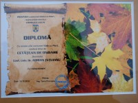 Malu cu Flori: Peședintele CJD, Adrian Țuțuianu, a primit titlul de cetățean de onoare al comunei natale!