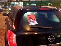 Mașini vandalizate în Târgoviște cu autocolante anti-Ponta! Cristian Stan: Josnicie, manipulare de prost gust!