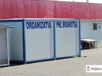 PROGRES: PNL Dâmbovița – sediu comunal într-un container!