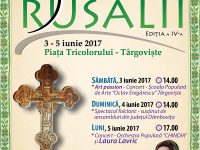 Târgoviște, 3 – 5 iunie: Târg de Rusalii și concerte folclorice în Piața Tricolorului!