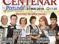 CENTENAR – POTLOGI 2018, concert extraordinar cu artiști din toate zonele istorice ale României!