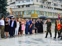 FOTO: Ziua Imnului Național, sărbătorită la Târgoviște, în Piața Tricolorului!