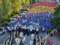 Pelerinajul a peste 3.000 de tineri din Arhiepiscopia Târgoviștei (foto)