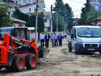 Târgoviște: Strada Cetății, în plină reabilitare. S-a asfaltat, deja, jumătate! (foto)