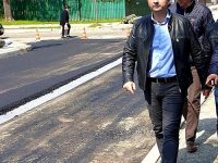 Târgoviște: Primul strat de asfalt pe str. Nicolae Filipescu