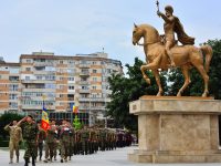 FOTO: Ziua imnului național, sărbătorită în Piața „Mihai Viteazul” din Târgoviște