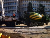 Târgoviște: Avansează lucrările în Piața Tricolorului (ultimele detalii)