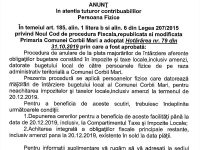 Primăria Corbii Mari, scutiri de penalități pentru cei care-și plătesc taxele și impozitele până pe 20 decembrie