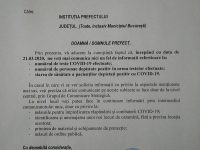 DOCUMENT: Guvernul interzice prefecților să mai comunice informații despre testele COVID-19, persoanele depistate și starea lor