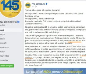 PNL Dâmbovița are candidat pentru …orașul Șotânga!