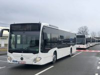 Primul lot de 11 autobuze Mercedes-Benz Citaro Hybrid a ajuns în Târgoviște (foto, declarații)