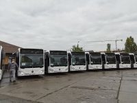 Ultimele 12 autobuze Mercedes Citaro Hybrid din lotul de 40 au ajuns la Târgoviște