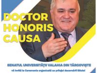 Joi, 17 noiembrie: Profesorul Ion Stegăroiu va primi titlul de Doctor Honoris Causa al Universității „Valahia”