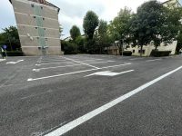 Târgoviște: Parcare nouă în locul unei foste centrale termice, pe strada Virgil Drăghiceanu