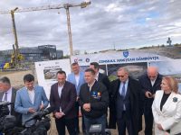 Prima vizită de lucru extinsă pe șantierul noului stadion DÂMBOVIȚA ARENA / declarații, foto, toate detaliile
